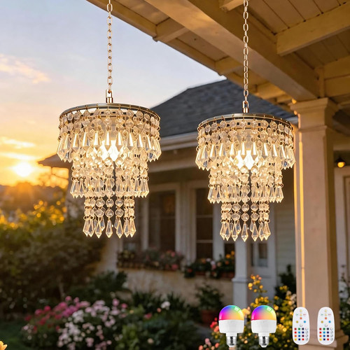Battery operated chandelier - chandelier, 2