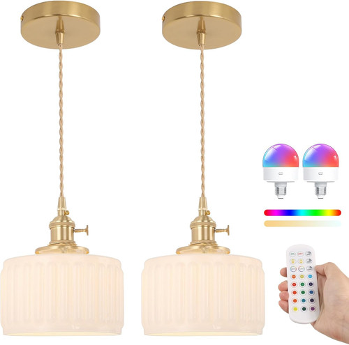 Battery operated pendant light - pendant,