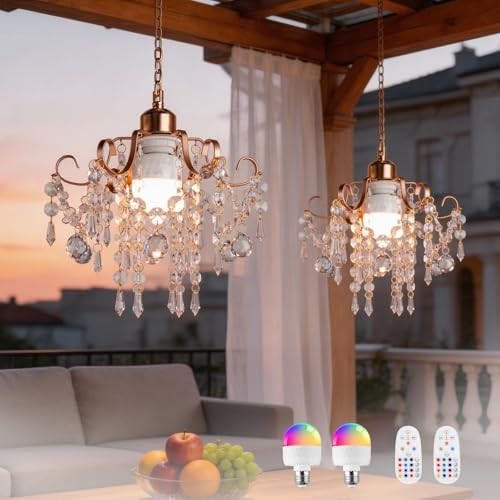 Battery operated chandelier - operated, 2