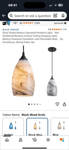 Aiehnid glass shade non wired - non,