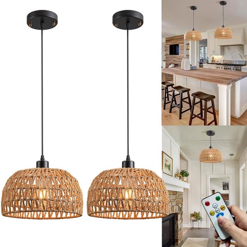 Battery operated pendant light - operated,