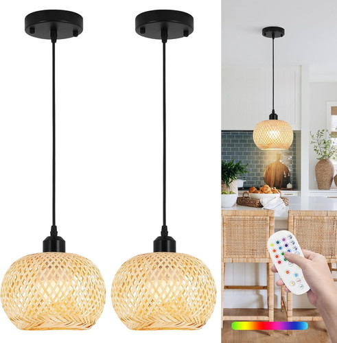 Rattan pendant light - rattan,