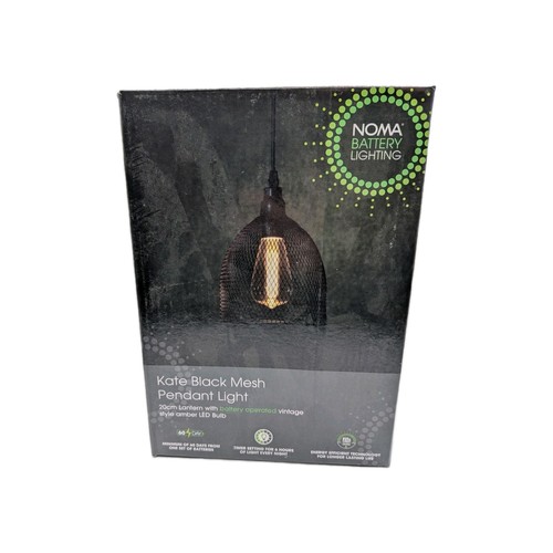 Noma kate black mesh pendant - noma,