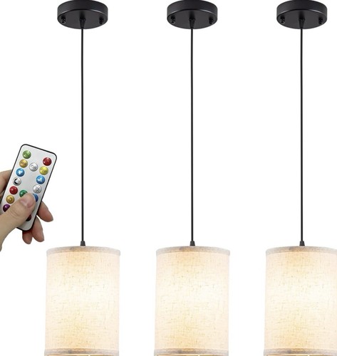 Battery operated pendant light - operated,