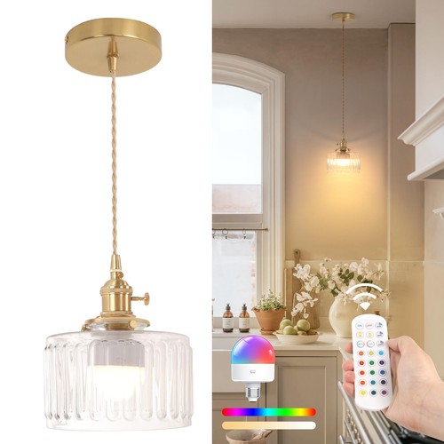 Battery operated pendant light - operated,