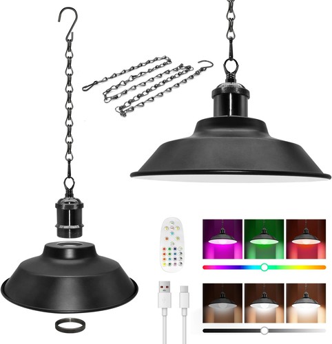 Dimmable rechargeable pendant