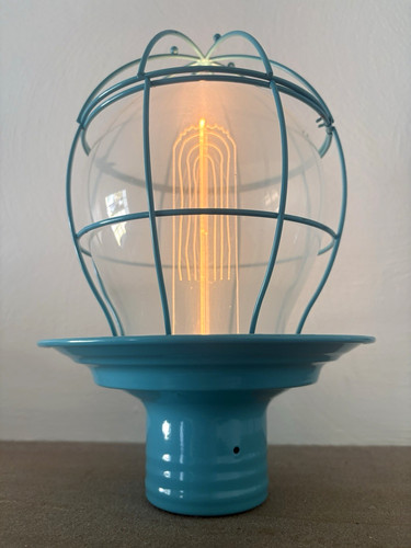Led caged pendant light - caged,